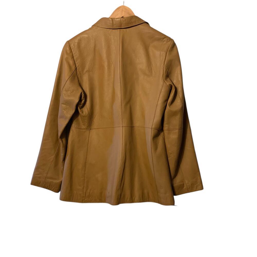 INC Leather jacket size 8 - Picture 2 of 9